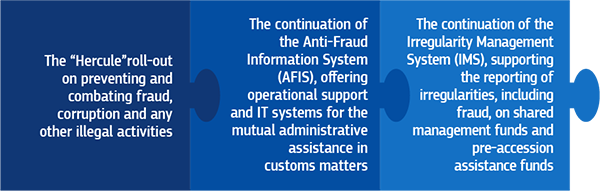 Explanation of the components of the Union Anti-fraud Programme