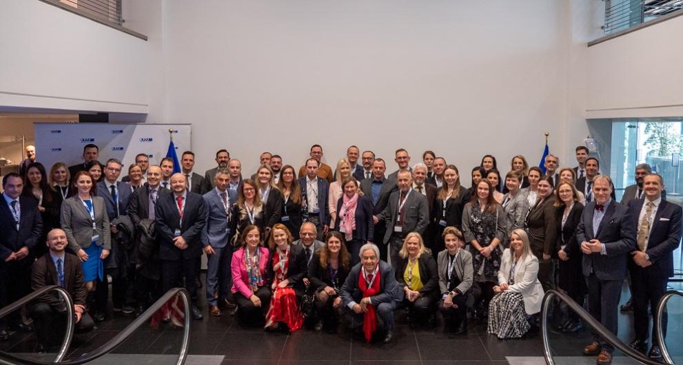 Group photo of the members of the OLAF Anti-Fraud Communicators' Network (OAFCN)
