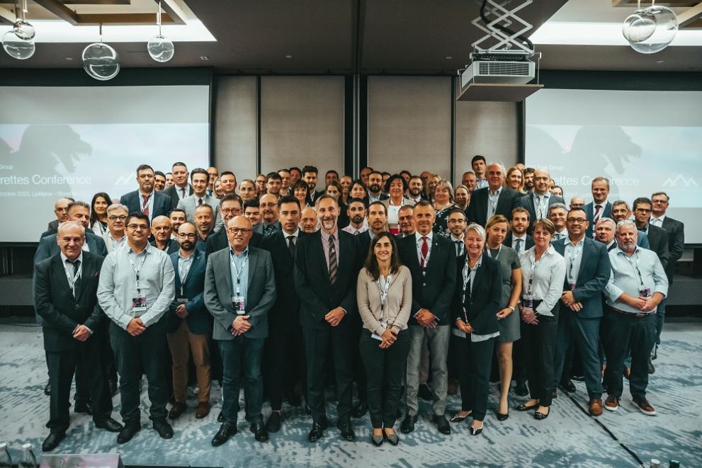 Group photo of the participants of the 26th annual Task Group Cigarettes Conference in Ljubljana