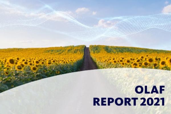 Cover page of the 2021 OLAF report